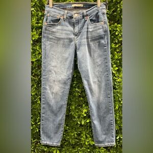 Levis Boyfriend High Rise Blue Denim Jeans Size 28